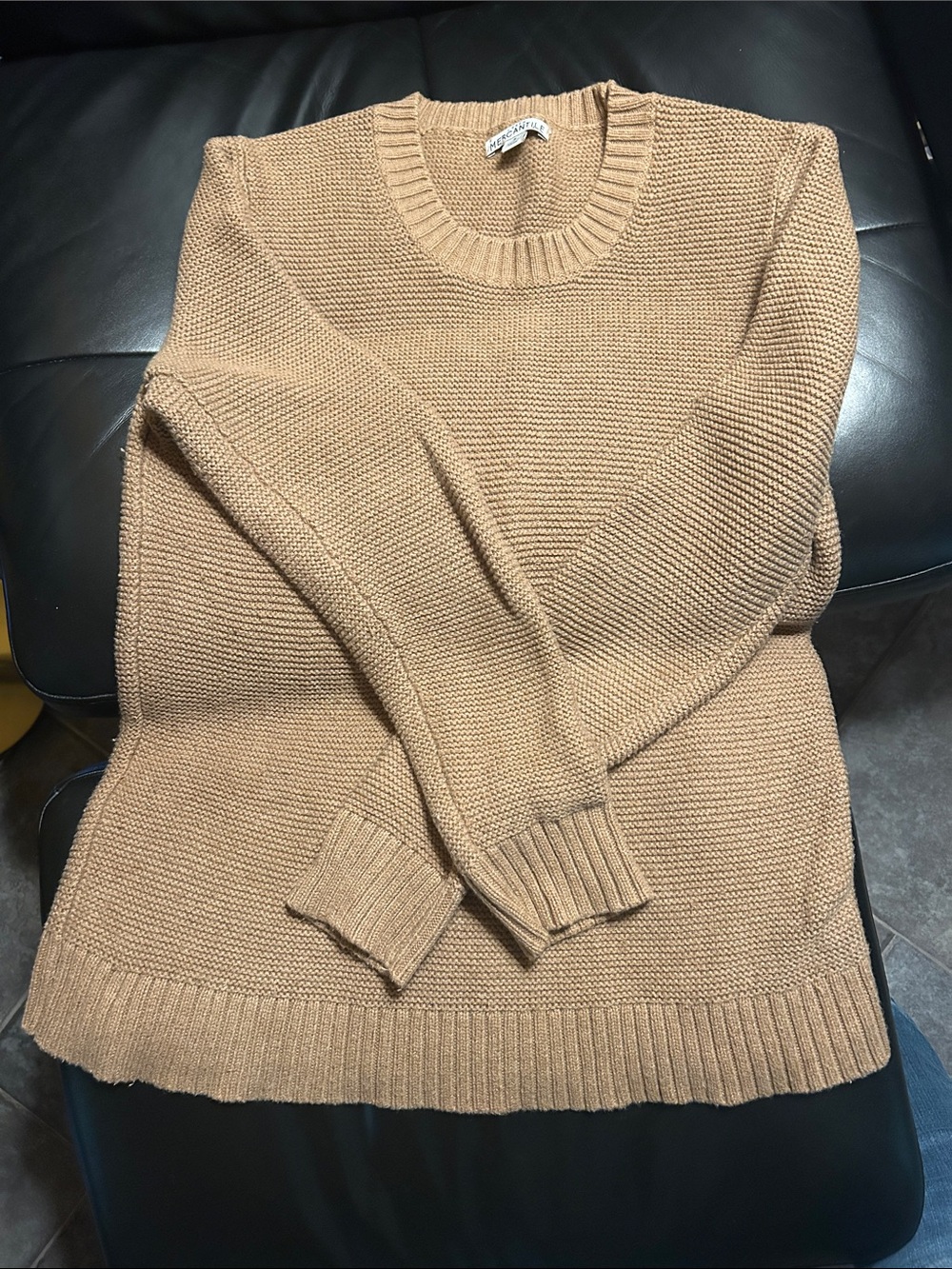 Club Monaco Tan Crewneck Sweater
